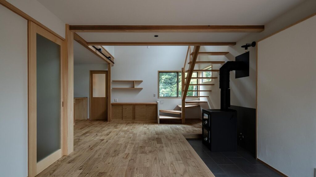 木匠工務店が手がけた住まいのリビング