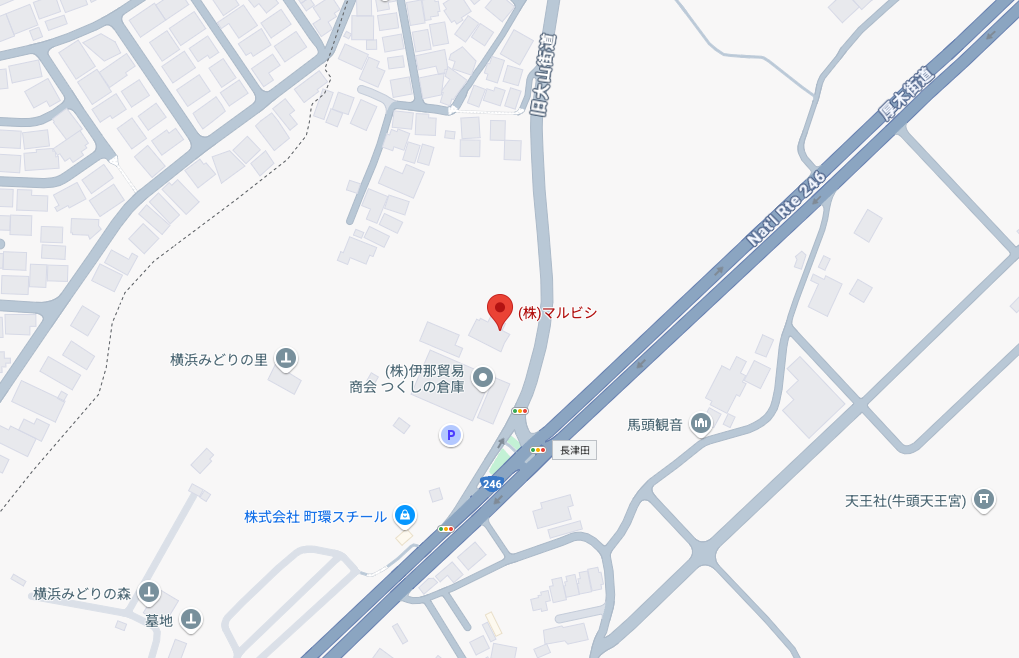 マルビシのGoogleマップ